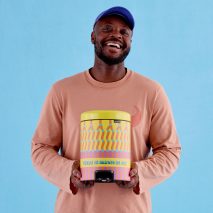 Yinka Ilori trash bins "find the magic in the everyday"