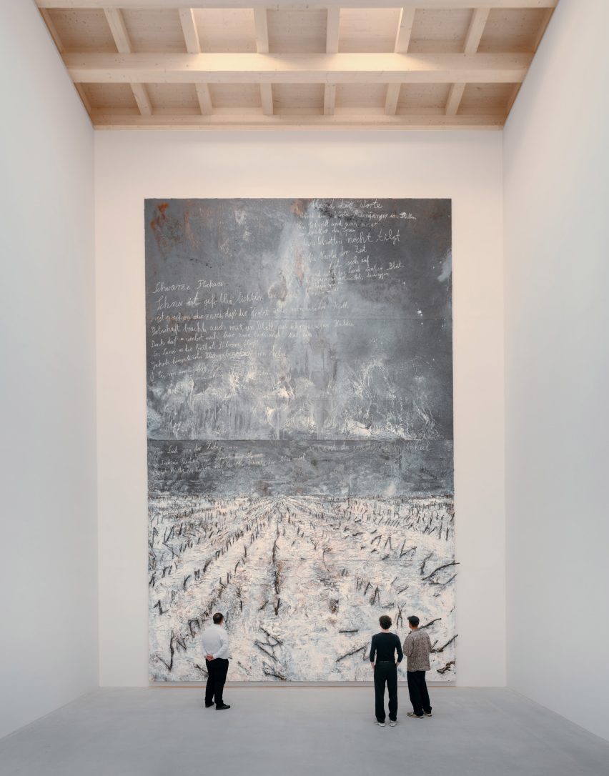 Interior of Anselm Kiefer Pavilion in Germany by David Chipperfield Architects