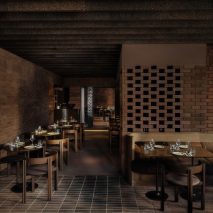 Box 9 used "brick on every surface" in Soho restaurant Kid