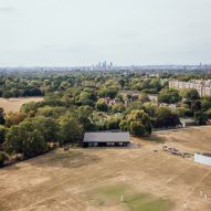 Dulwich cricket pavilion by Andy Matthews Studio