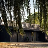Dulwich cricket pavilion by Andy Matthews Studio