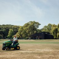 Dulwich cricket pavilion by Andy Matthews Studio