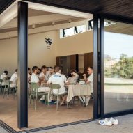 Dulwich cricket pavilion by Andy Matthews Studio