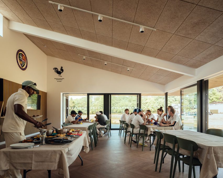 Clubroom in cricket pavilion