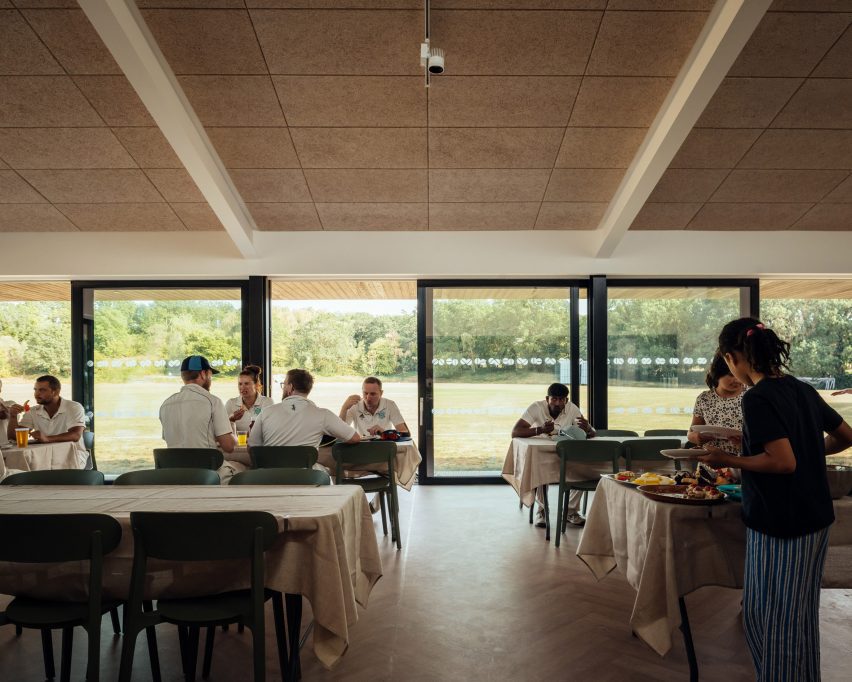 Clubroom in a cricket pavilion