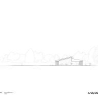 Dulwich cricket pavilion by Andy Matthews Studio