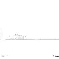 Dulwich cricket pavilion by Andy Matthews Studio