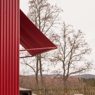 House with a Red Addition by Facha Architekti