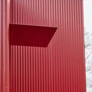 House with a Red Addition by Facha Architekti
