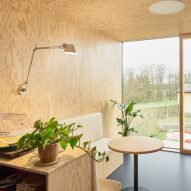 House with a Red Addition by Facha Architekti