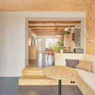 House with a Red Addition by Facha Architekti