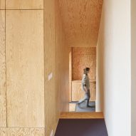 House with a Red Addition by Facha Architekti