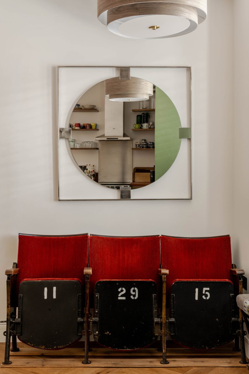 Chairs in casting studio