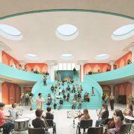 OMA to convert Houston coffee plant into music school with instrument-informed architecture