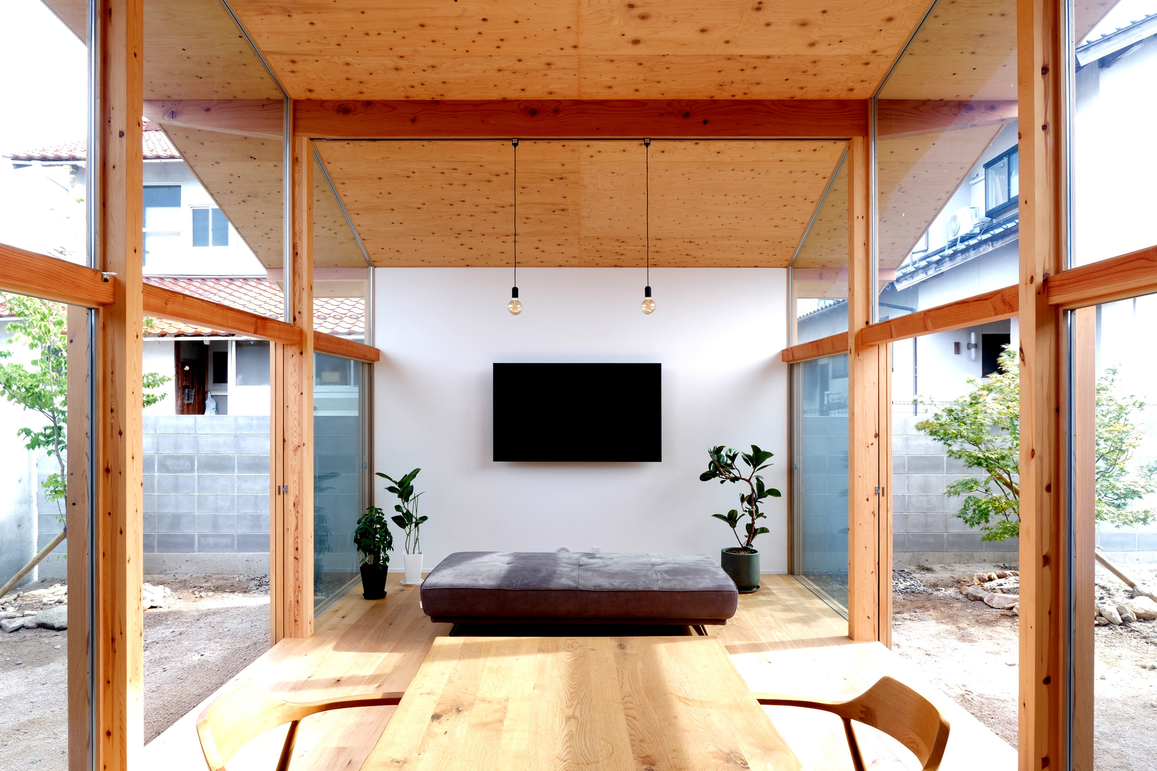 Living room in a house in Yakami