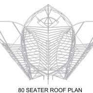 80-seat classroom roof plan at Maestro Ilaiyaraaja Centre for Music by Ekarth Studio