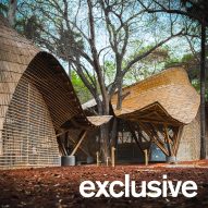 Sculptural music centre shows bamboo as "a serious construction material"