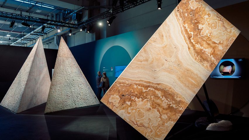 Marmomac stone exhibit by industrial designer Raffaello Galiotto