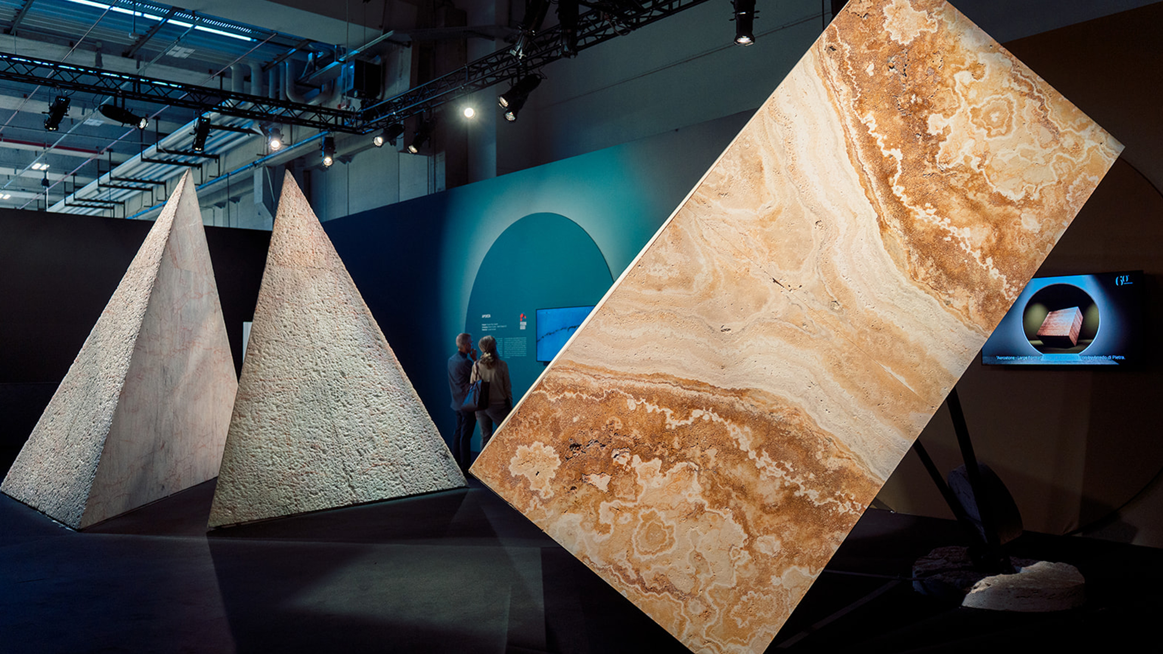 Marmomac stone exhibit by industrial designer Raffaello Galiotto