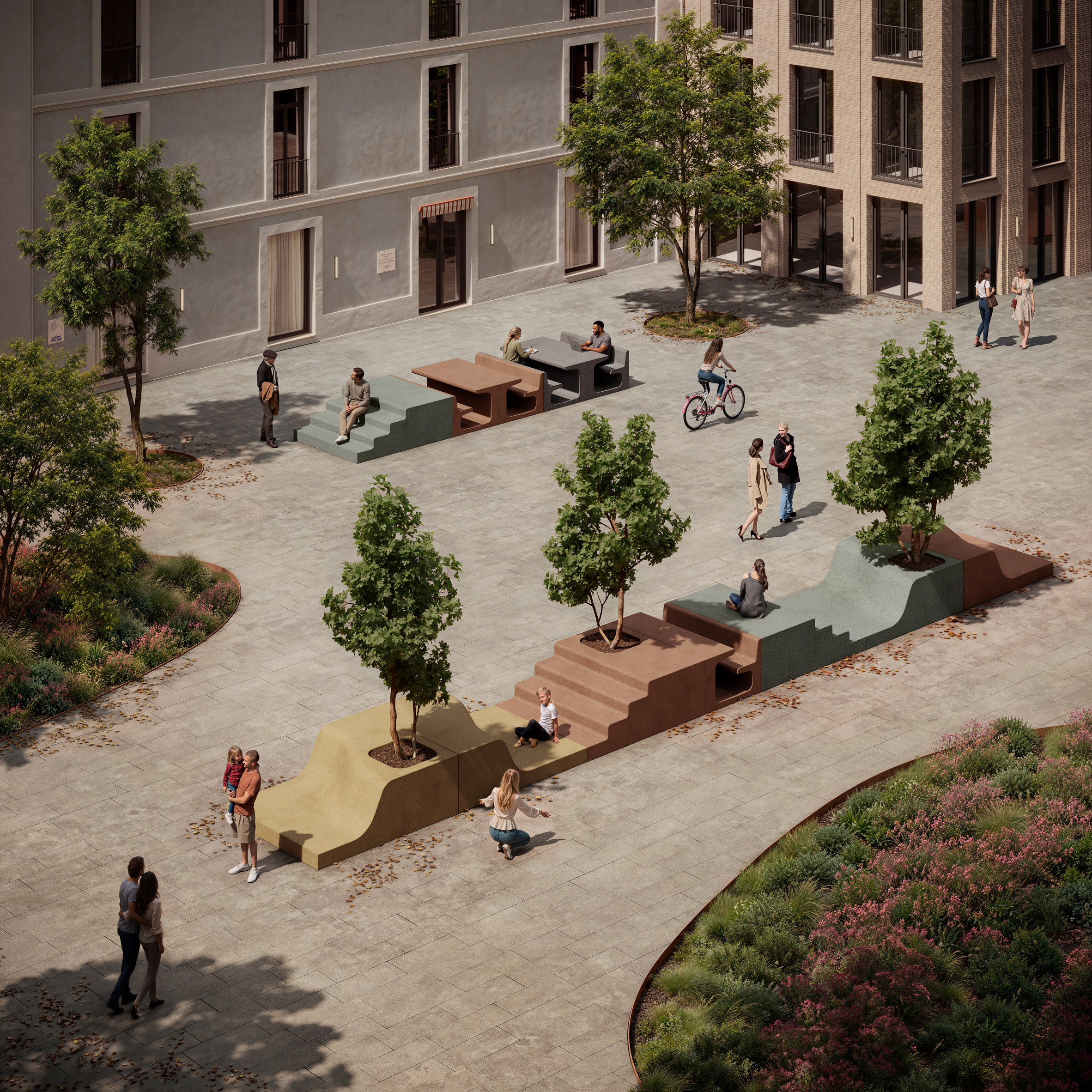 Modular urban furniture