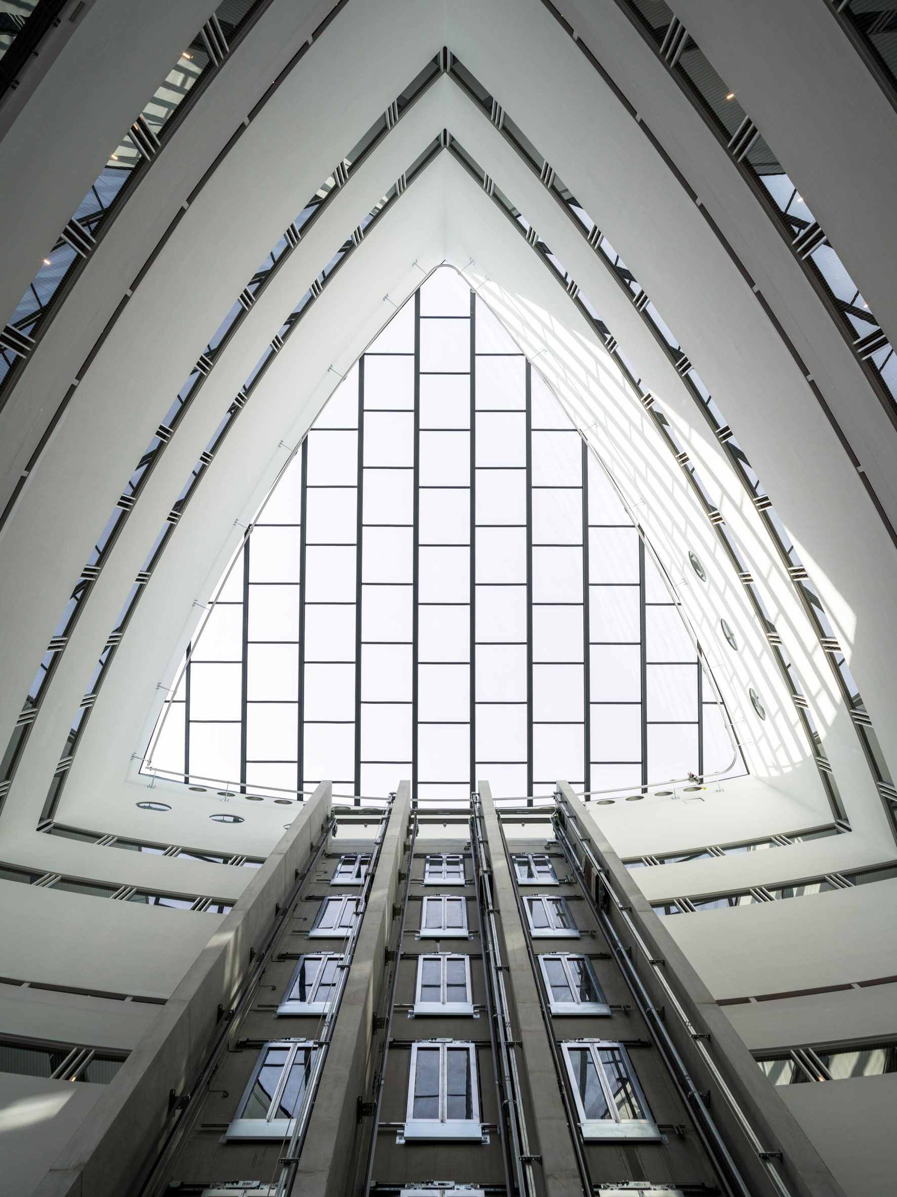 Triangular atrium
