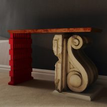 Rafael Prieto creates furniture from fragments of NYC buildings