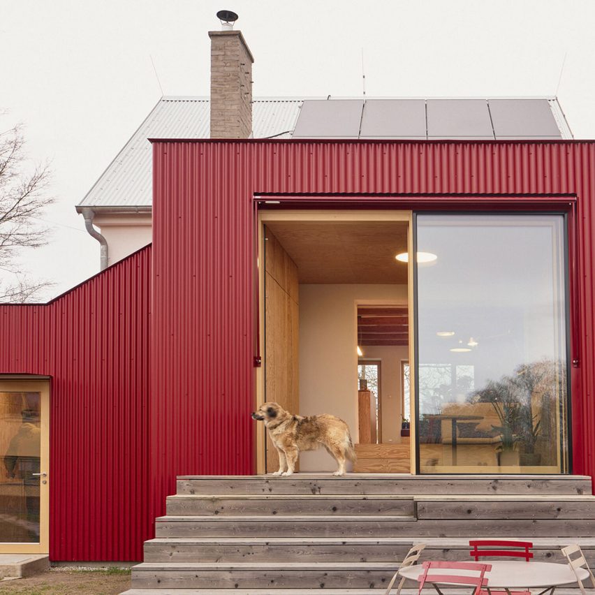 House With a Red Addition