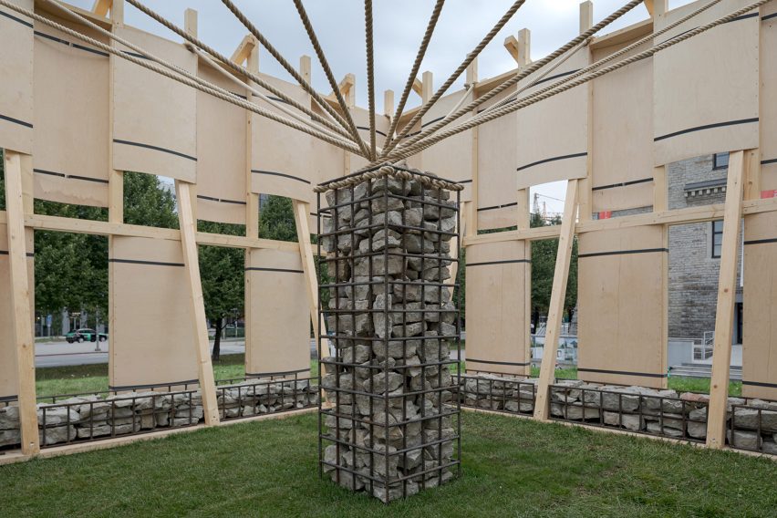 Temporary pavilion by Aru Ma- Architects