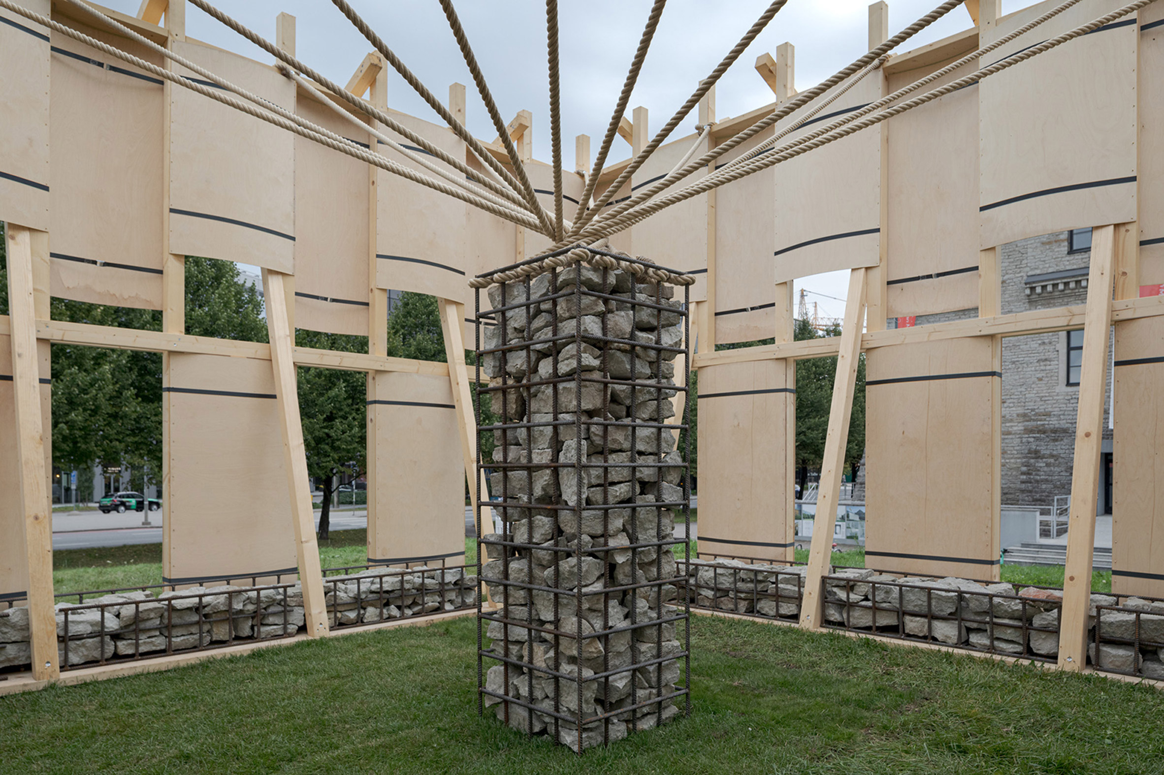 Temporary pavilion by Aru Ma- Architects