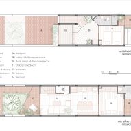 Plan of Roof House by Trung Nguyen Architects