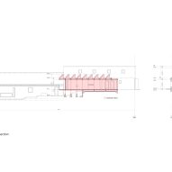 Section of Linden House by Schemata Architects