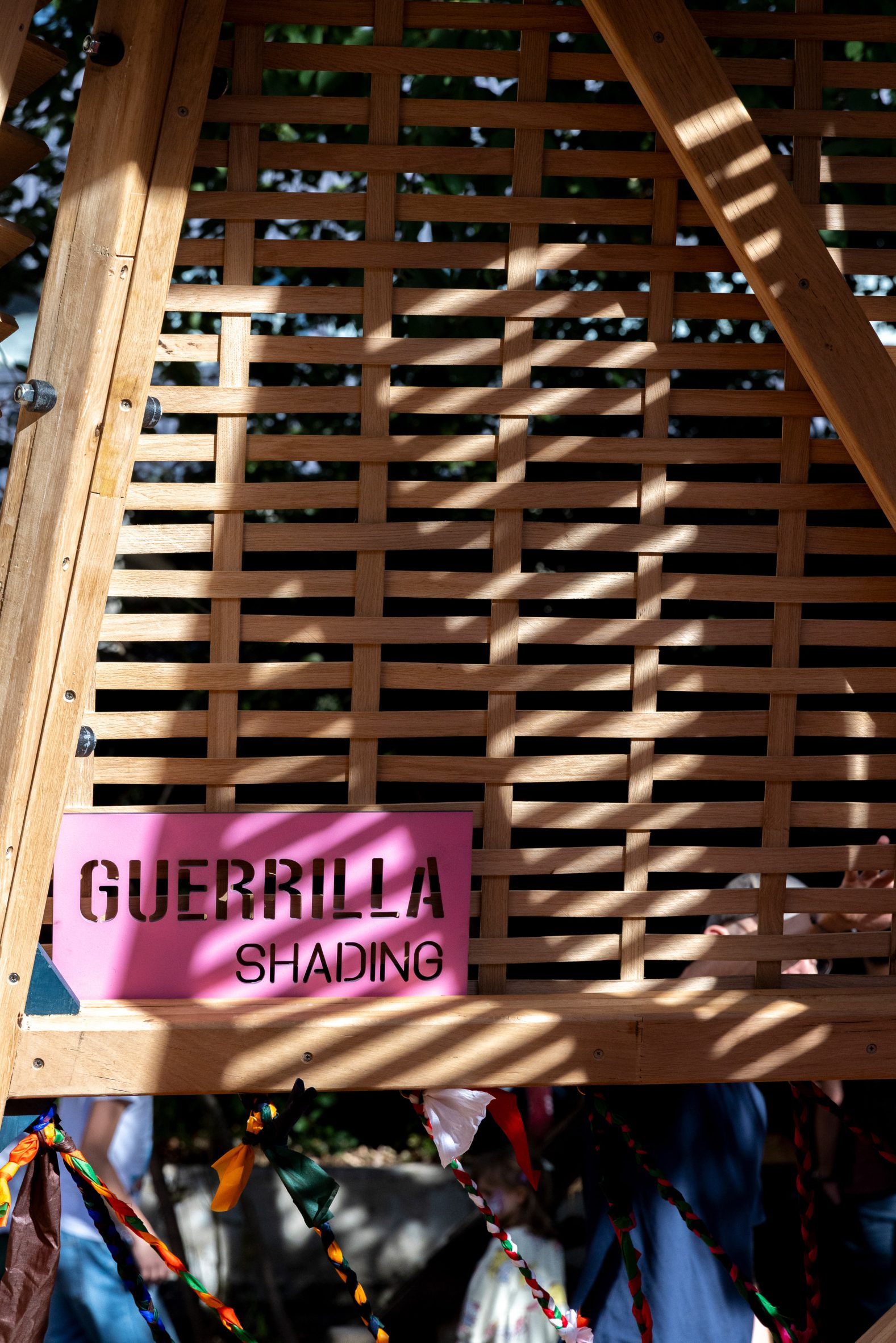 Prefabricated timber pavilion in Camden