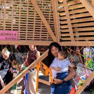 Guerrilla Shading pavilion by Pearce +