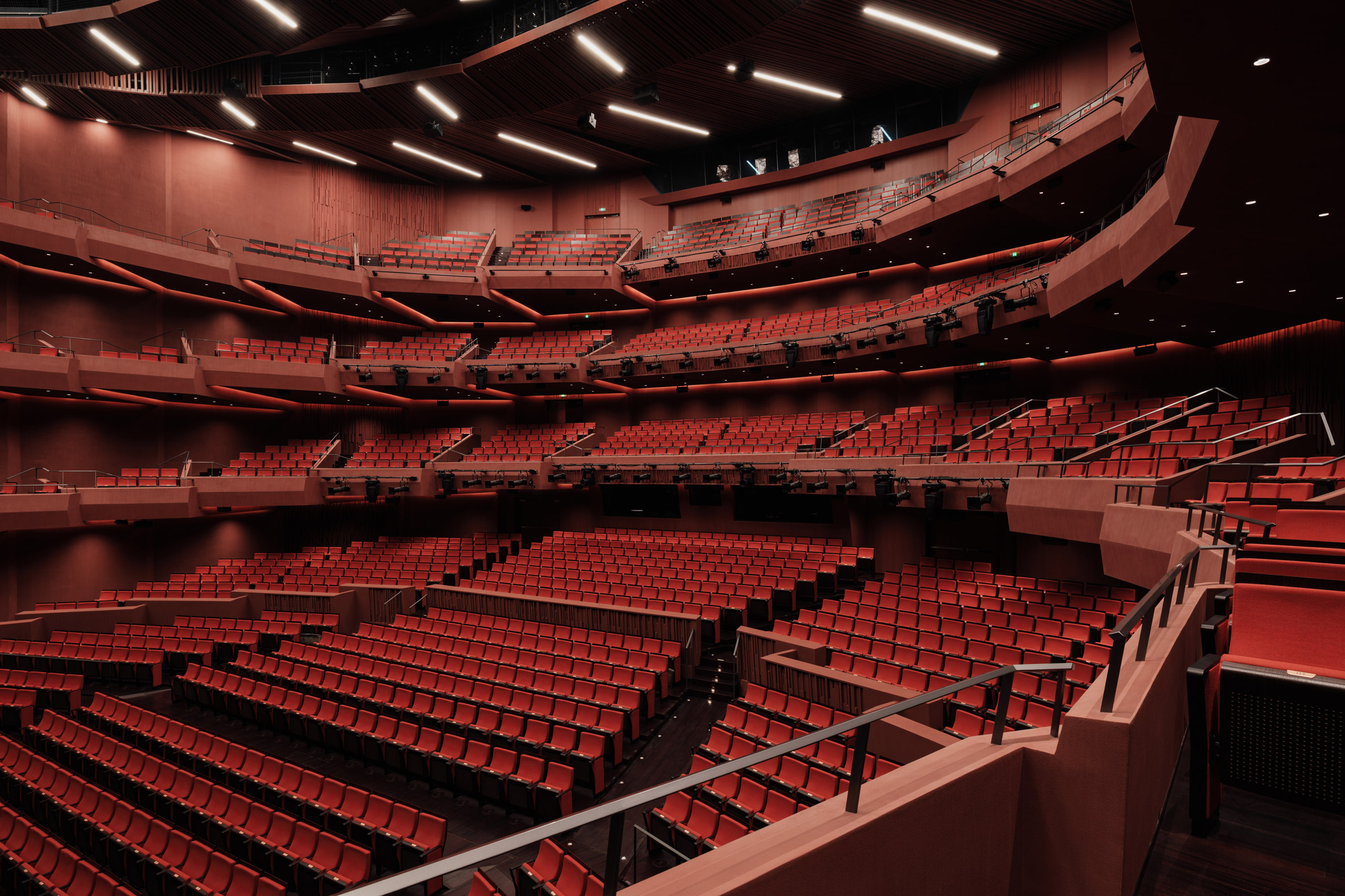 Red opera hall