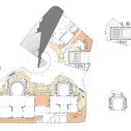 Floor plan of Shanghai Grand Opera House by Snøhetta