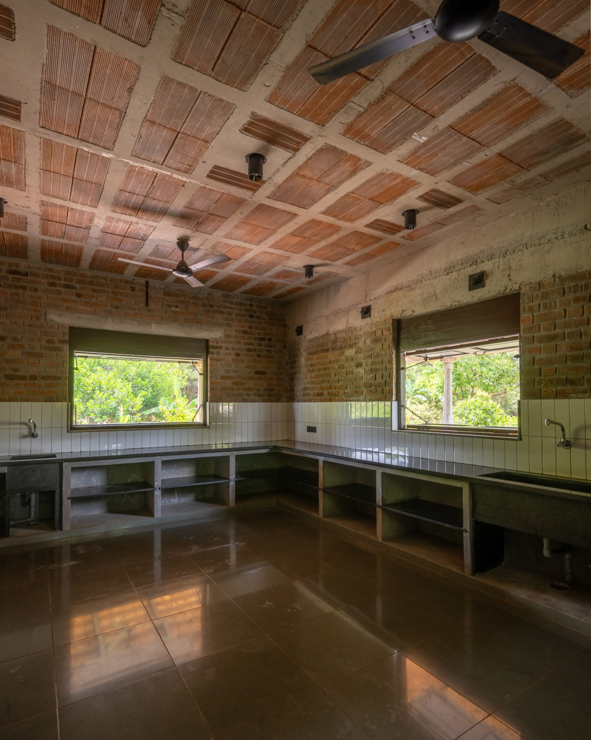Interior view of community centre in Chennai