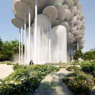 BIG's design for Tirana Fountain Tower in Albania