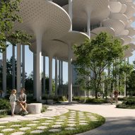 BIG's design for Tirana Fountain Tower in Albania