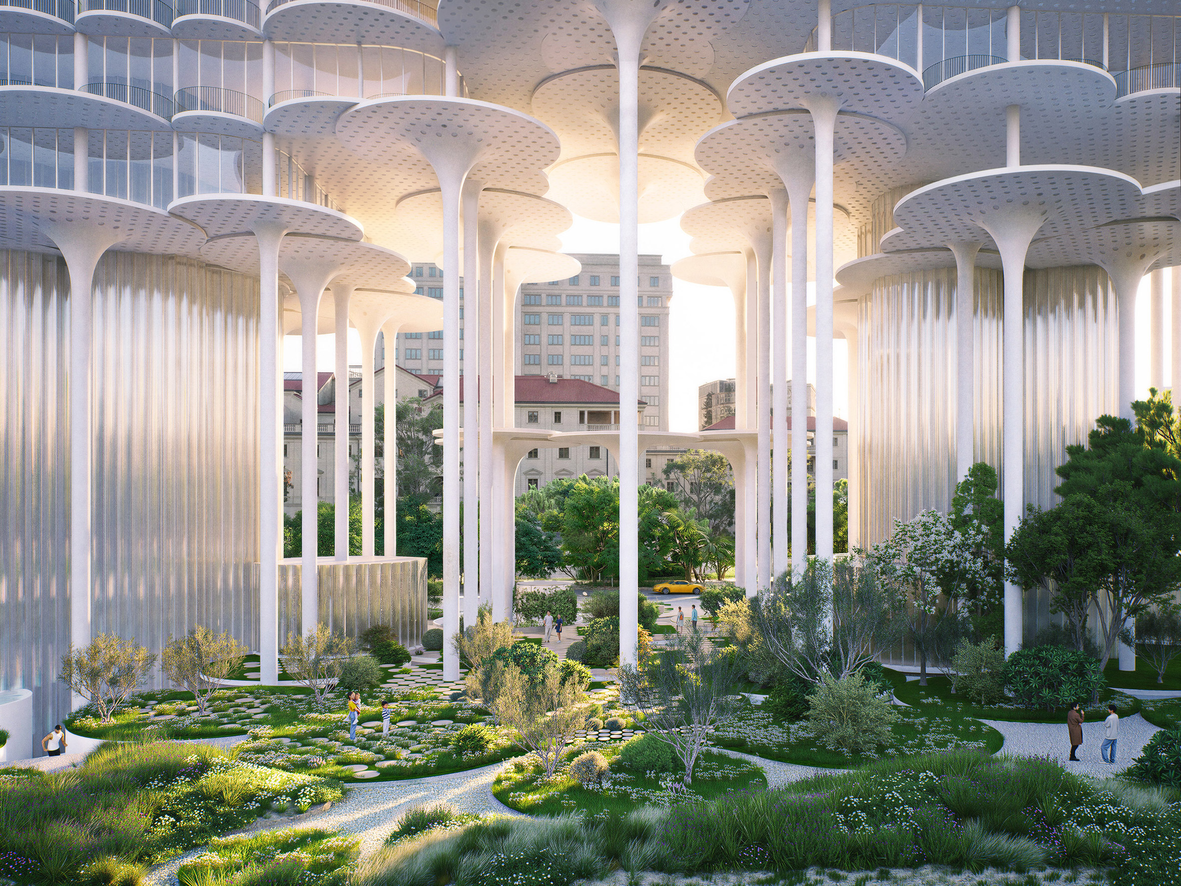 BIG's design for Tirana Fountain Tower in Albania