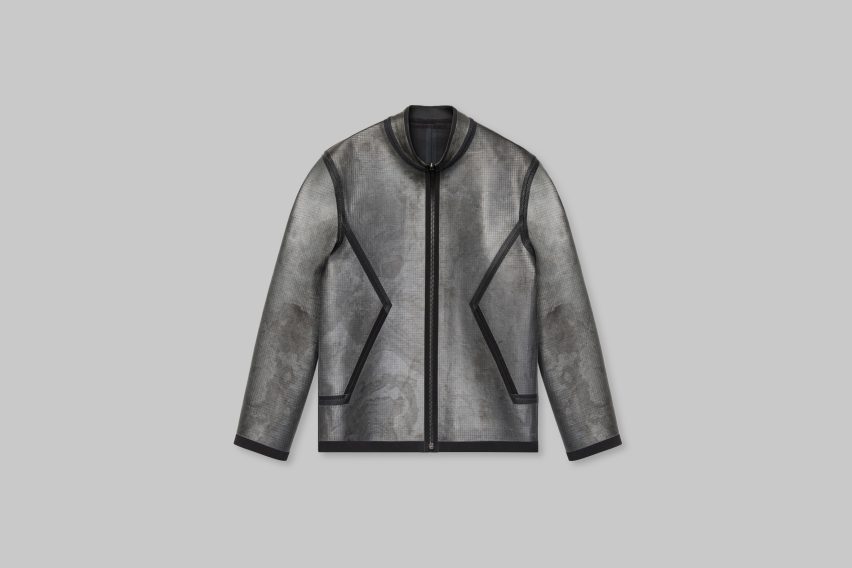 Jacket made form slate squares