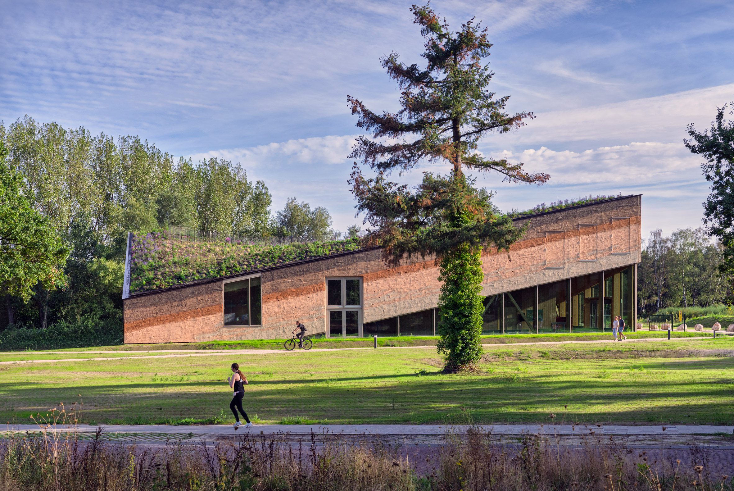 Hempcrete facade