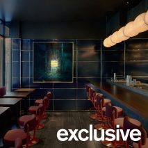 This cocktail lounge was made almost entirely from USM modules