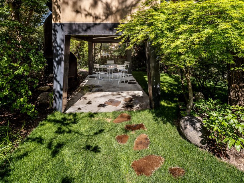 Sheltered patio