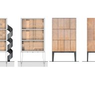 Sections of Wardrobe House by Šépka Architekti